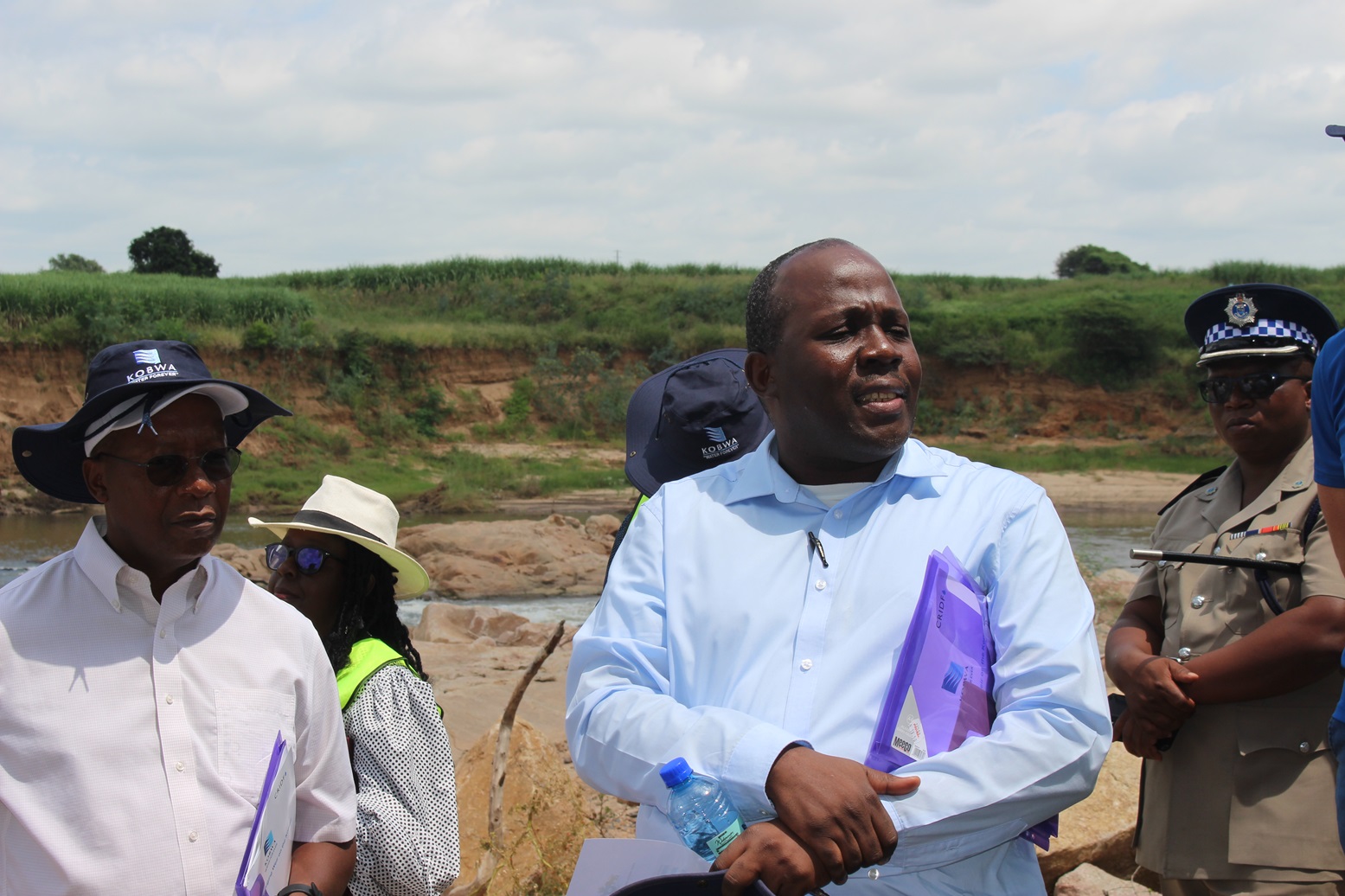 KOBWA HANDS OVER MANANGA GAUGING STATION TO THE MINISTRY OF NATURAL RESOURCES AND ENERGY